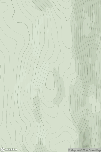 Thumbnail image for Meall Mor [Strathyre to Strathallan] showing contour plot for surrounding peak